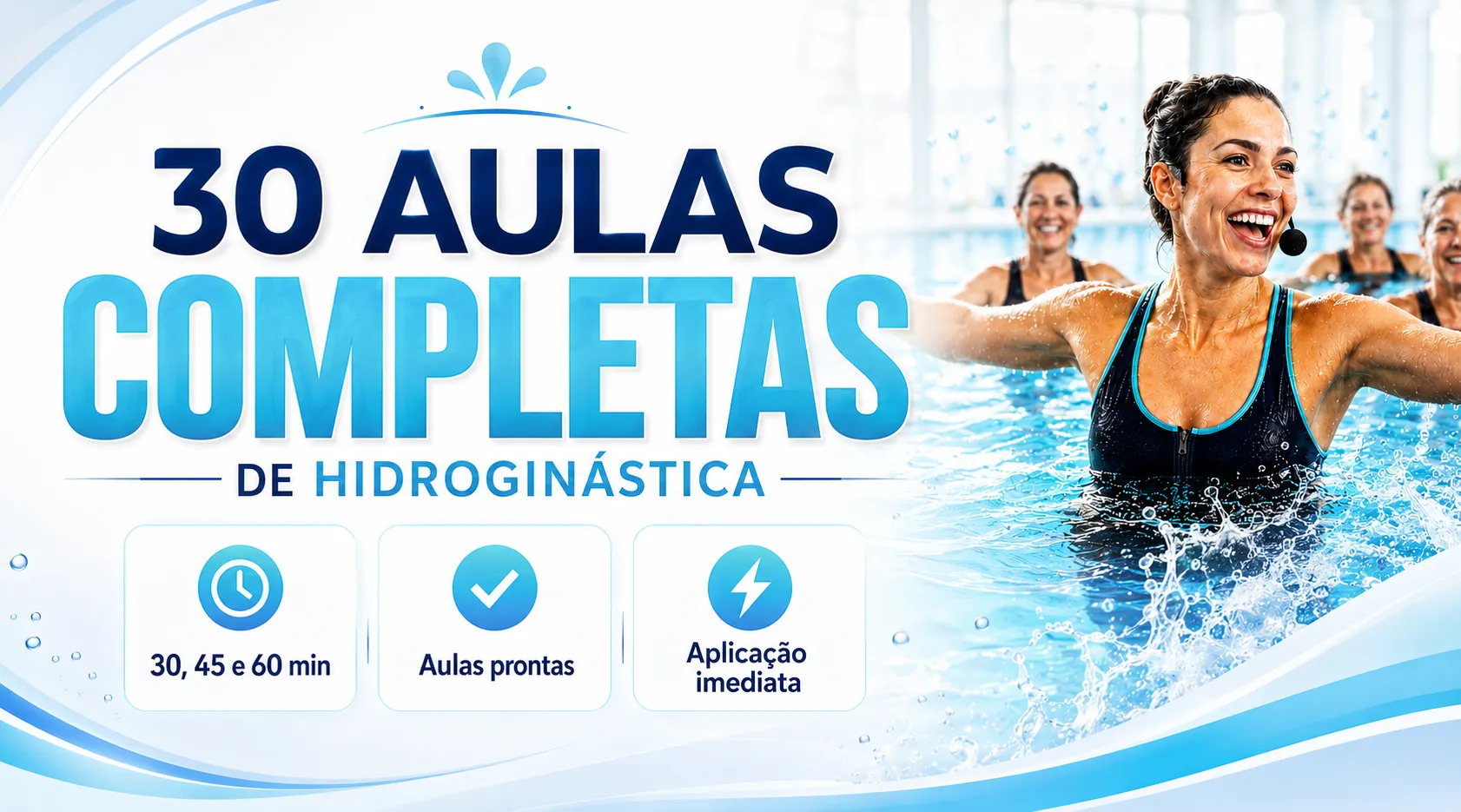 30 Aulas Completas de Hidroginástica